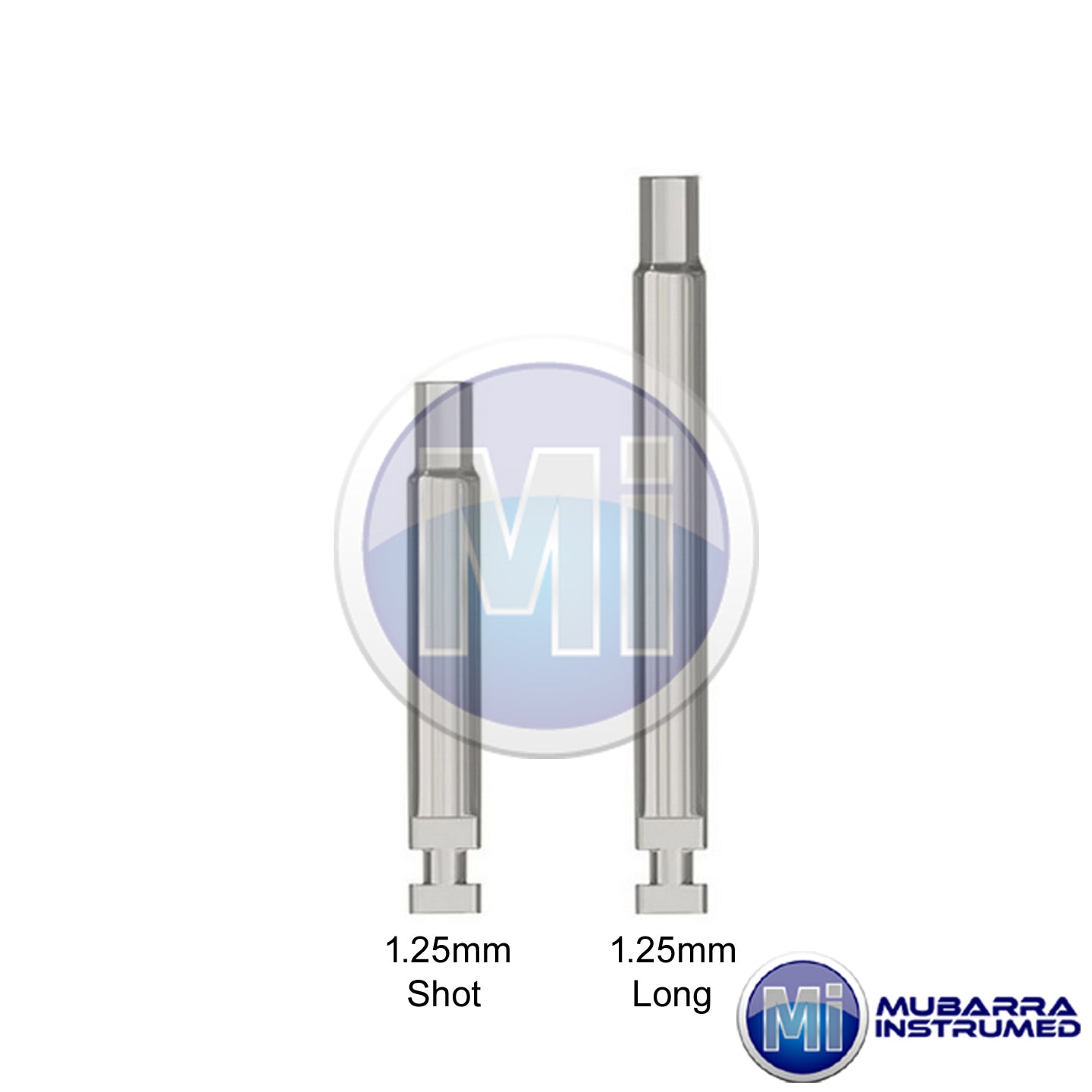 4pcs Dental Hex Driver for Implant Abutment Screws 1.25mm & 2.42mm Long Short 4 & 6mm Head