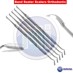 5pcs Dental Band Seating Slim Scalers Orthodontic Scalers Placing Tool Set Of 5pcs CE