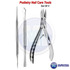 Chiropody Toenail File Double End Podiatrist Ingrown Cutter Manicure Pedicure CE