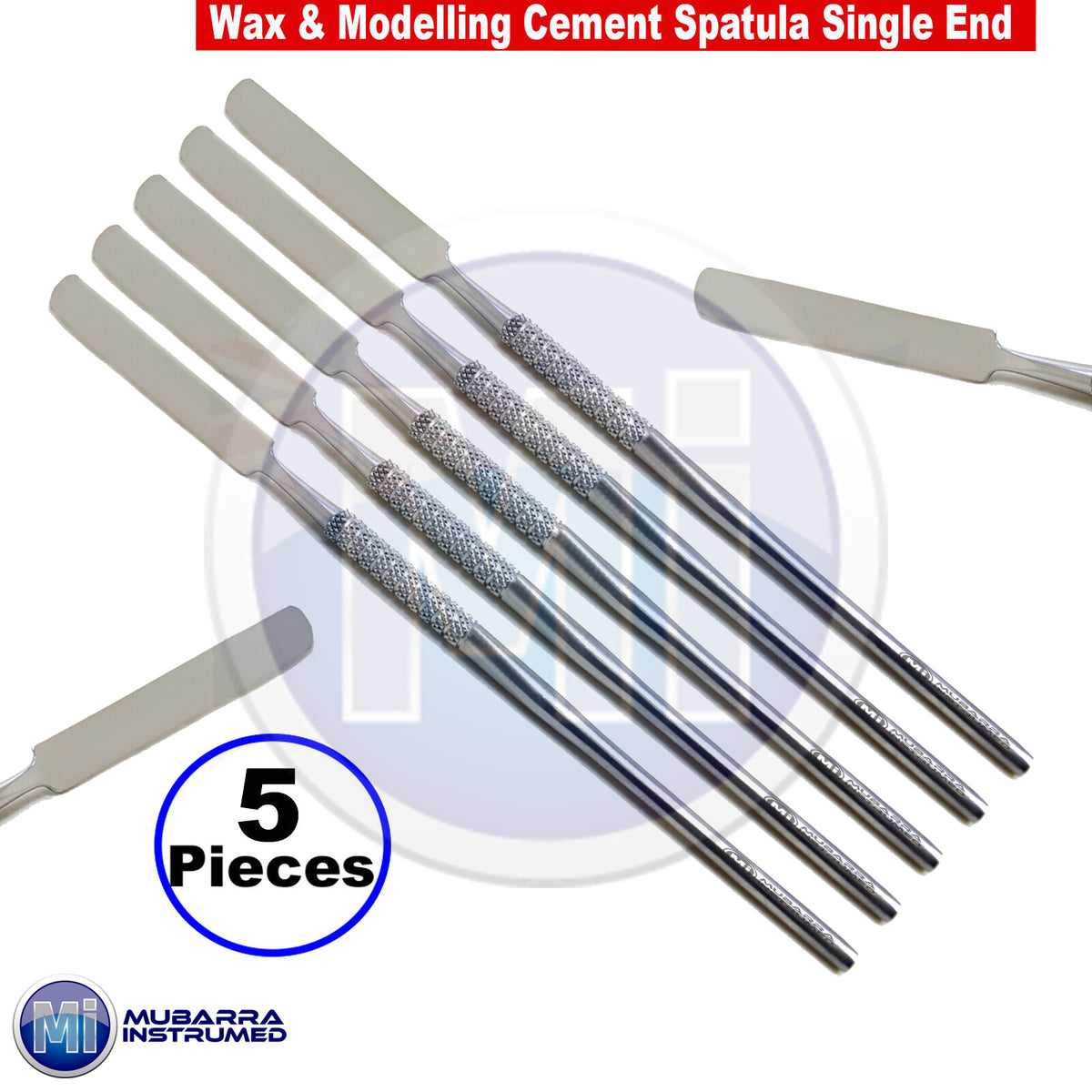 Dental Cement Spatula Set Of 5 Pieces Laboratory Cement Plastic Mixing Tool