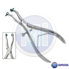 Dental Crown Remover Forceps Temporary Crowns Bridge Removing Plier Rubber Tips