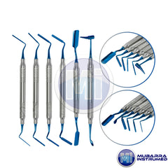 6pcs Set Of Dental Bone Graft Packer Grafting Plugger Scoop Implants CE