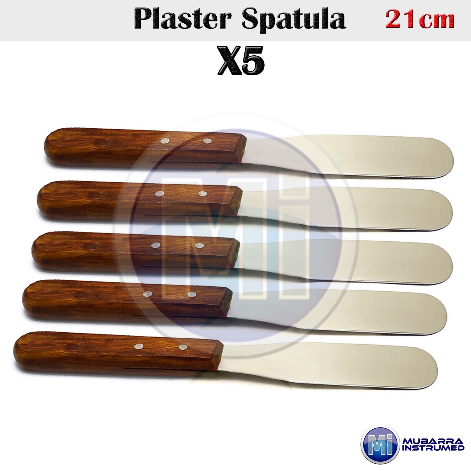 5Pcs Dental Lab Mixing Spatula Plaster Alginate Wax Modeling Premium Instruments