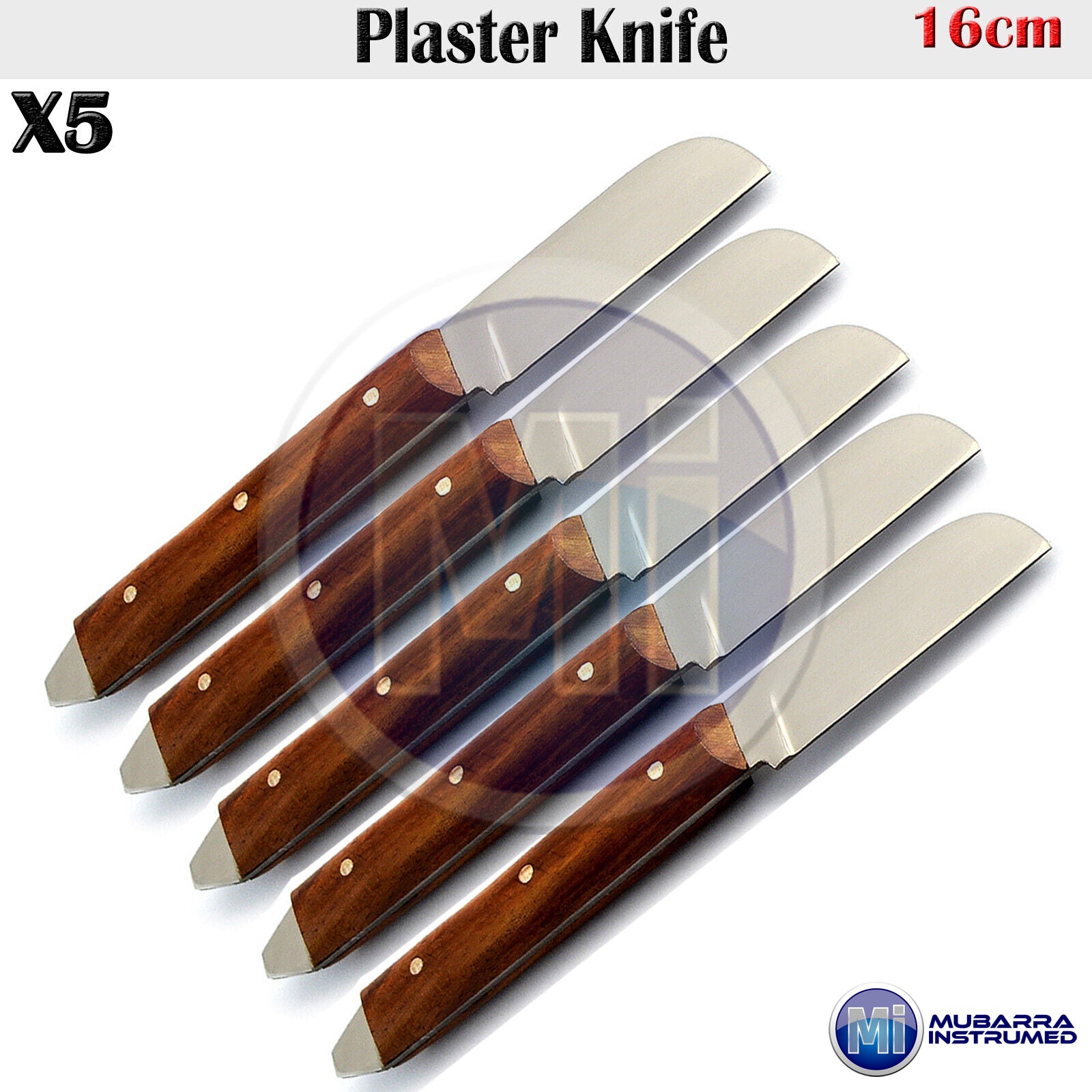 5Pcs Dental Plaster Knife Alginate Wax Modelling Spatulas Mixing Cutting Knives