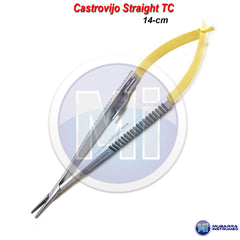 5-PCS Micro Dental Straight Castroviejo Needle Holder TC Surgical Instrument CE