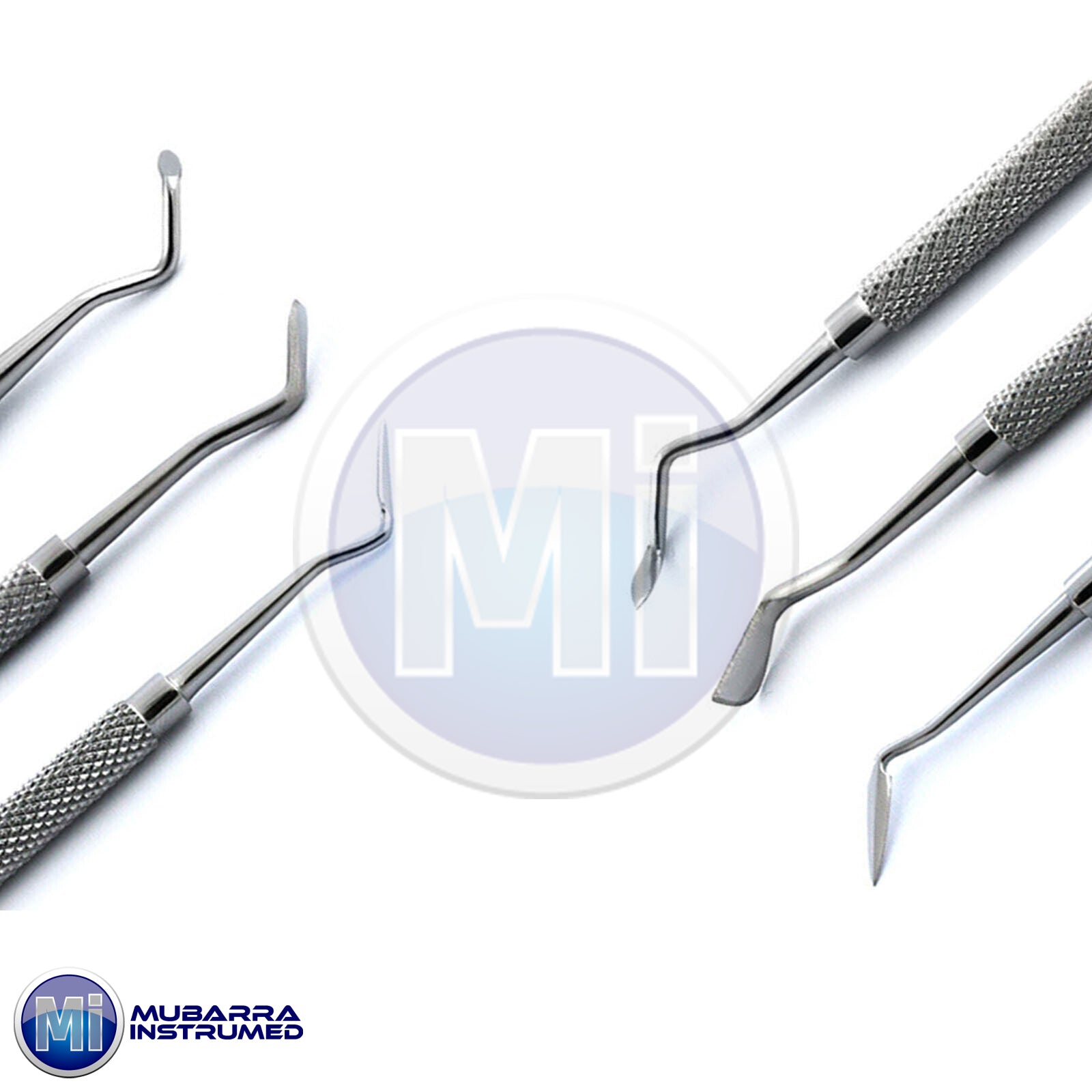 3Pcs Dental Periodontal Orban Buck Kirkland Knife Interproximal Tissue Excise