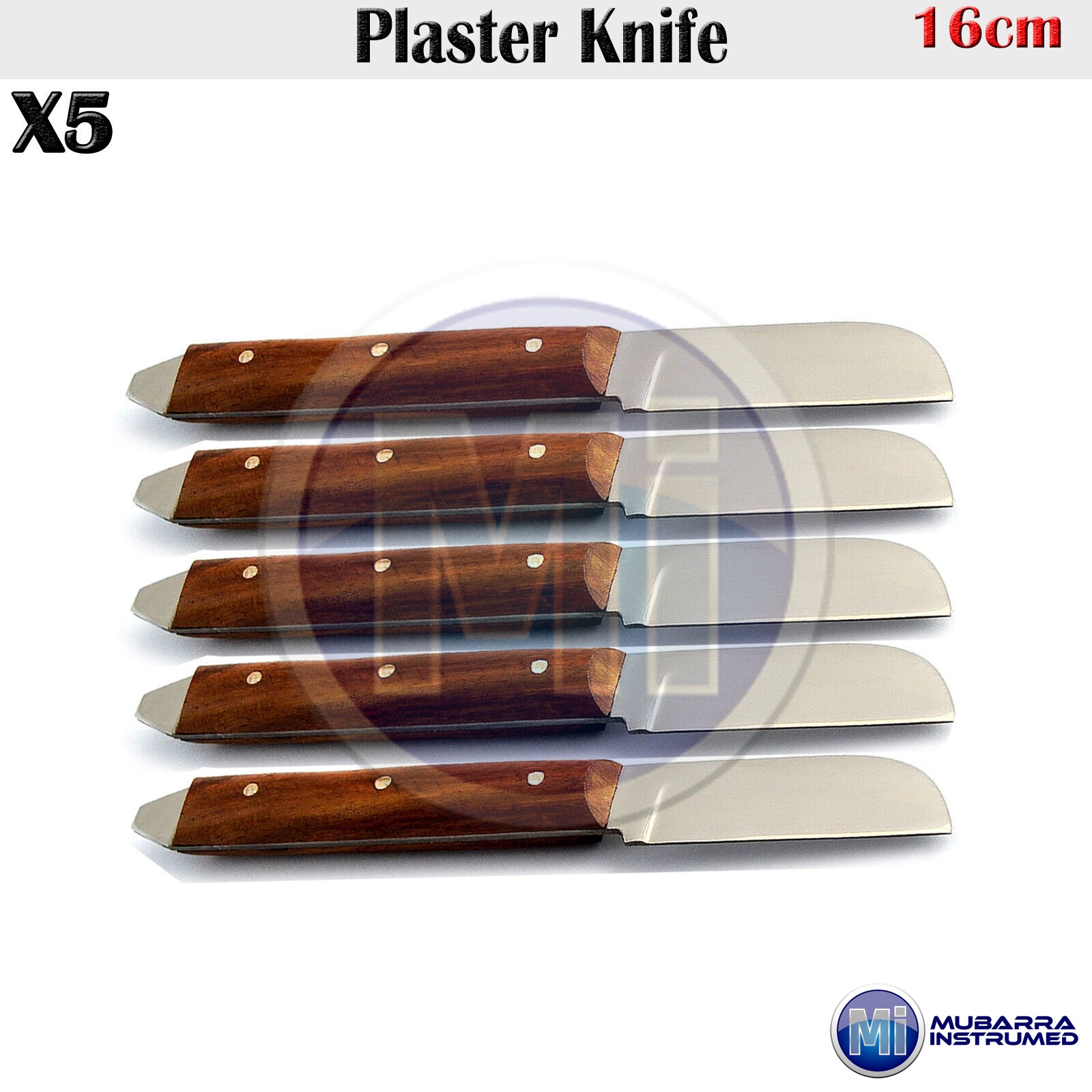 5Pcs Dental Plaster Knife Alginate Wax Modelling Spatulas Mixing Cutting Knives