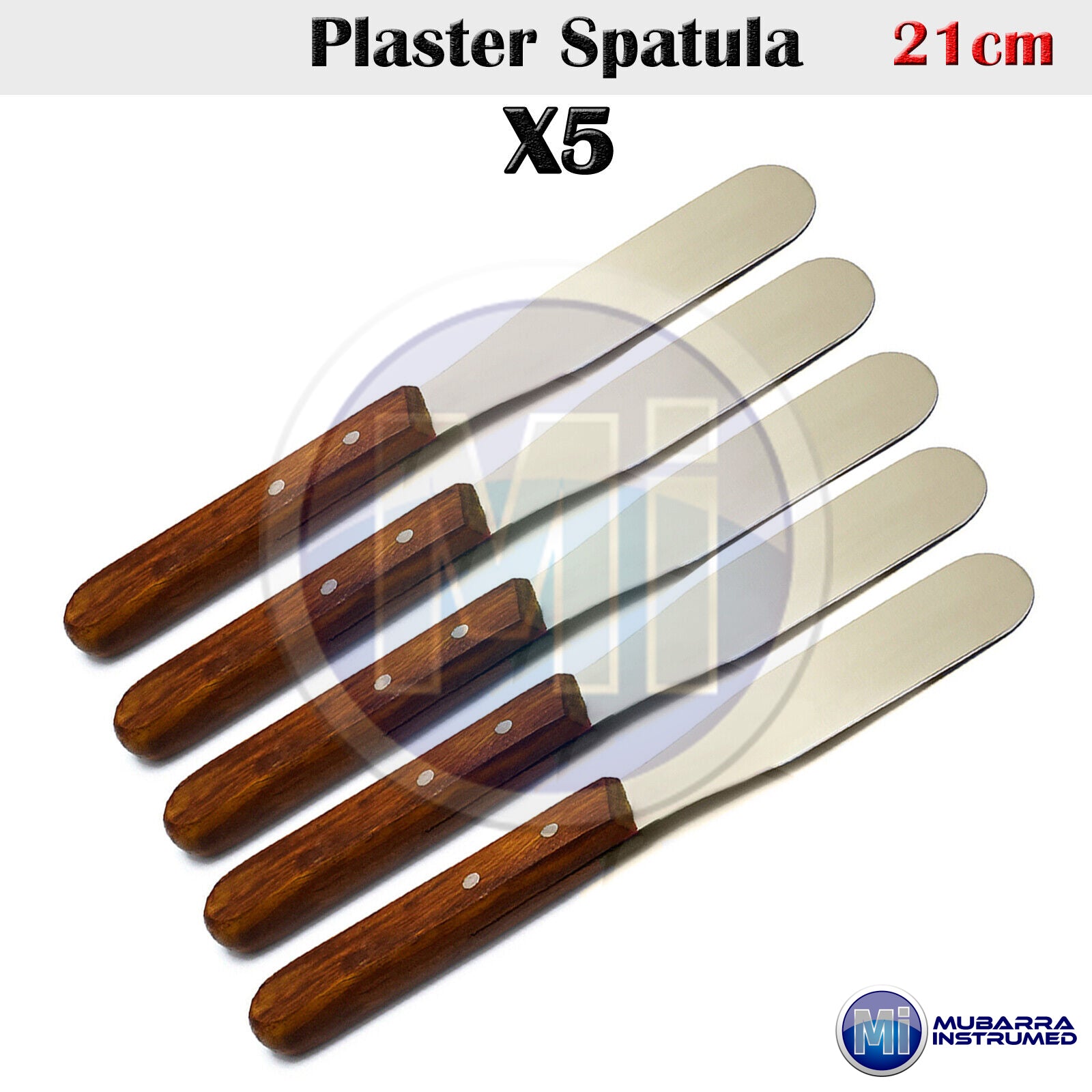 5Pcs Dental Lab Mixing Spatula Plaster Alginate Wax Modeling Premium Instruments