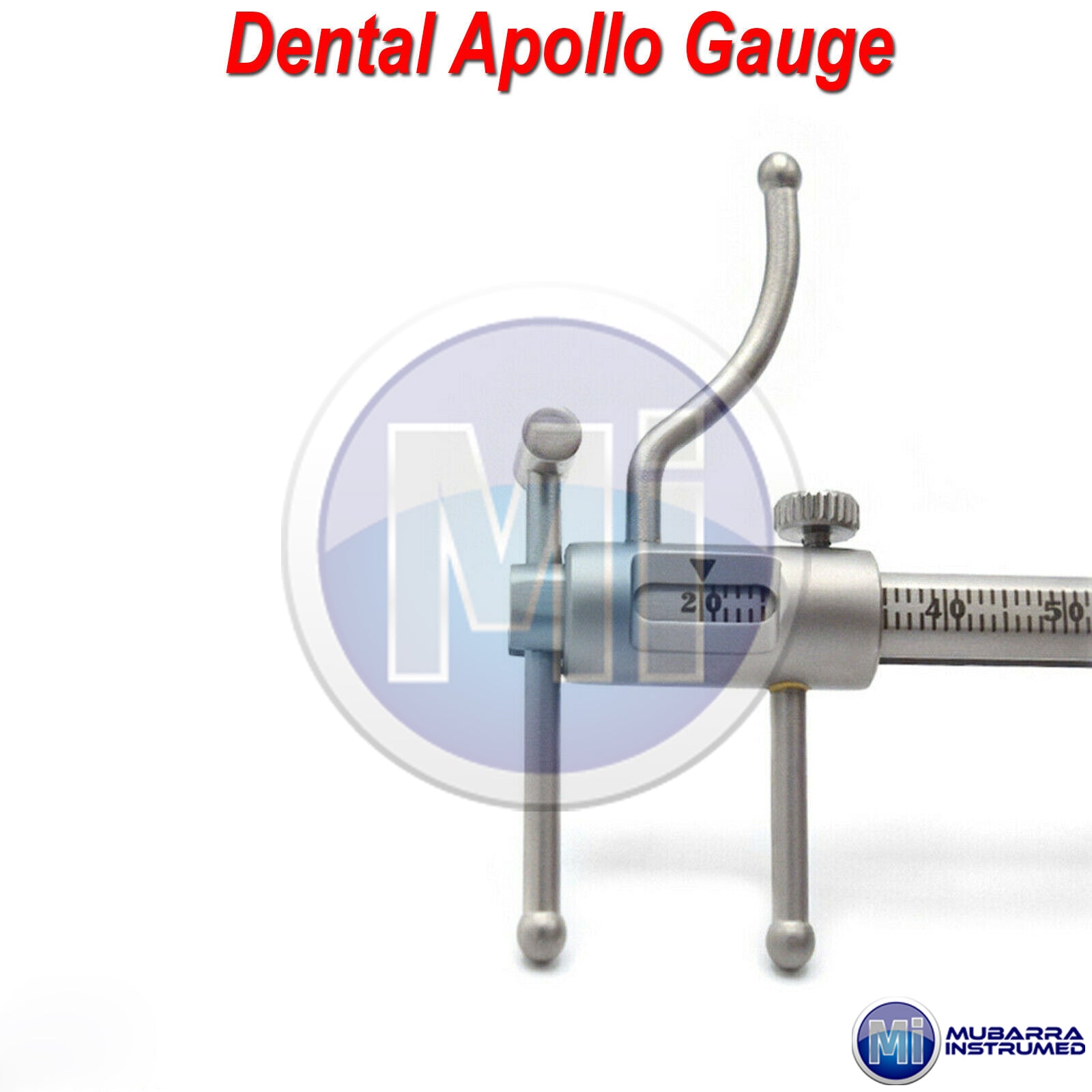 Dental Implant Occlusion Premium Grade Apollo VDO Gauge Ruler High Quality Steel