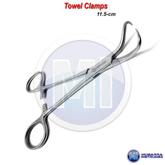 Dental Backhaus Towel Clamp Forceps Hemostat Locking Pliers Surgical Instruments