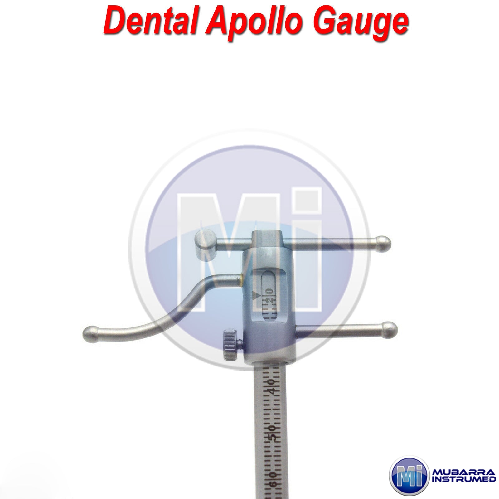 Dental Implant Occlusion Premium Grade Apollo VDO Gauge Ruler High Quality Steel