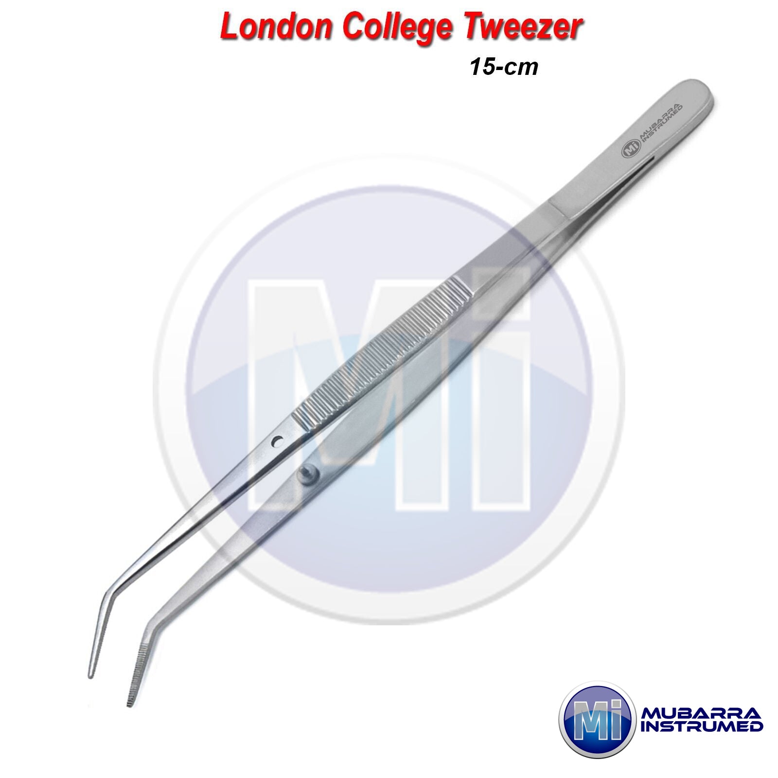 Dental London College Tweezers Serrated Tip Tissue Suture Iris Gum Scissors CE