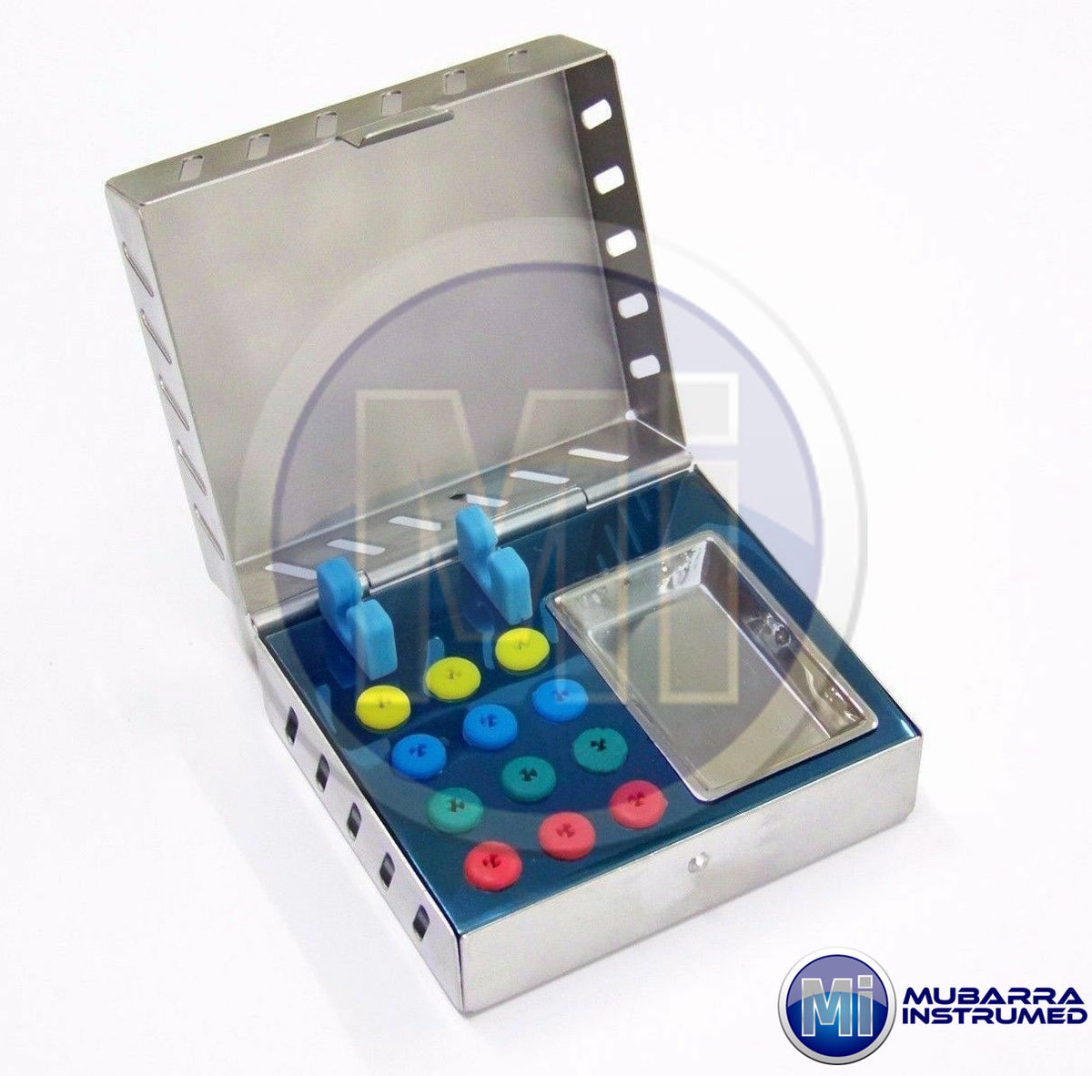 12 & 15 Hole Dental Implant Instrument Sterilization Organizer Cassette Kit Box Tray