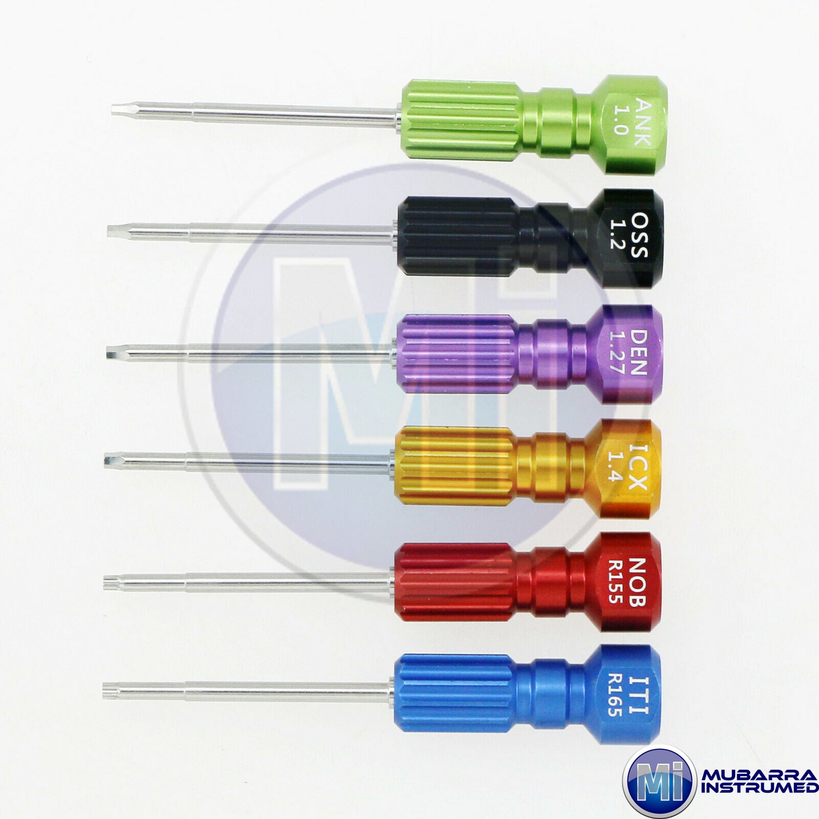 8pcs Dental Implant Universal Abutment Hand Hex Screw Driver  Lab Tool Set CE