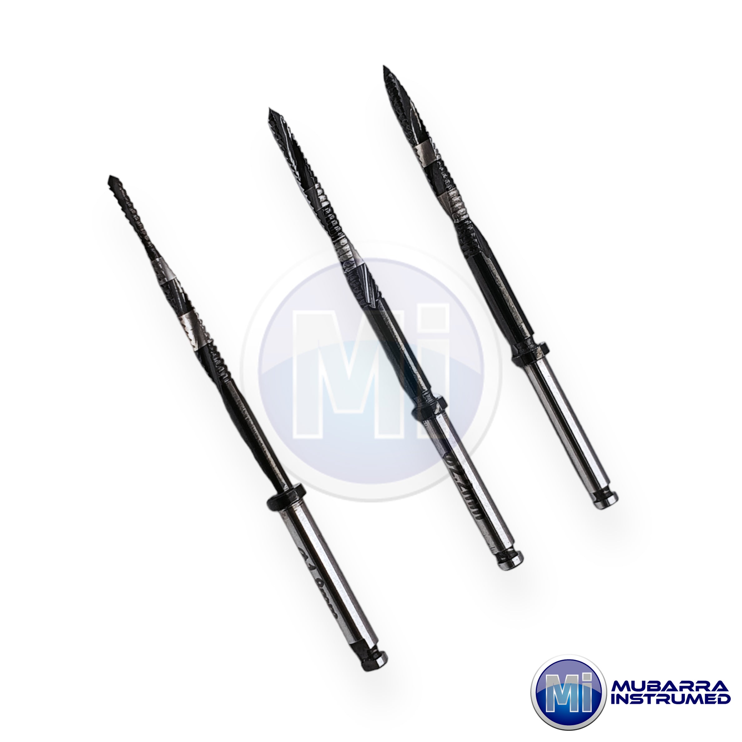 3pcs Dental Lindemann Drill Ø1.5, Ø2.2 & Ø2.5  Bur Bon Shaping Cutting Tool Surgical CE