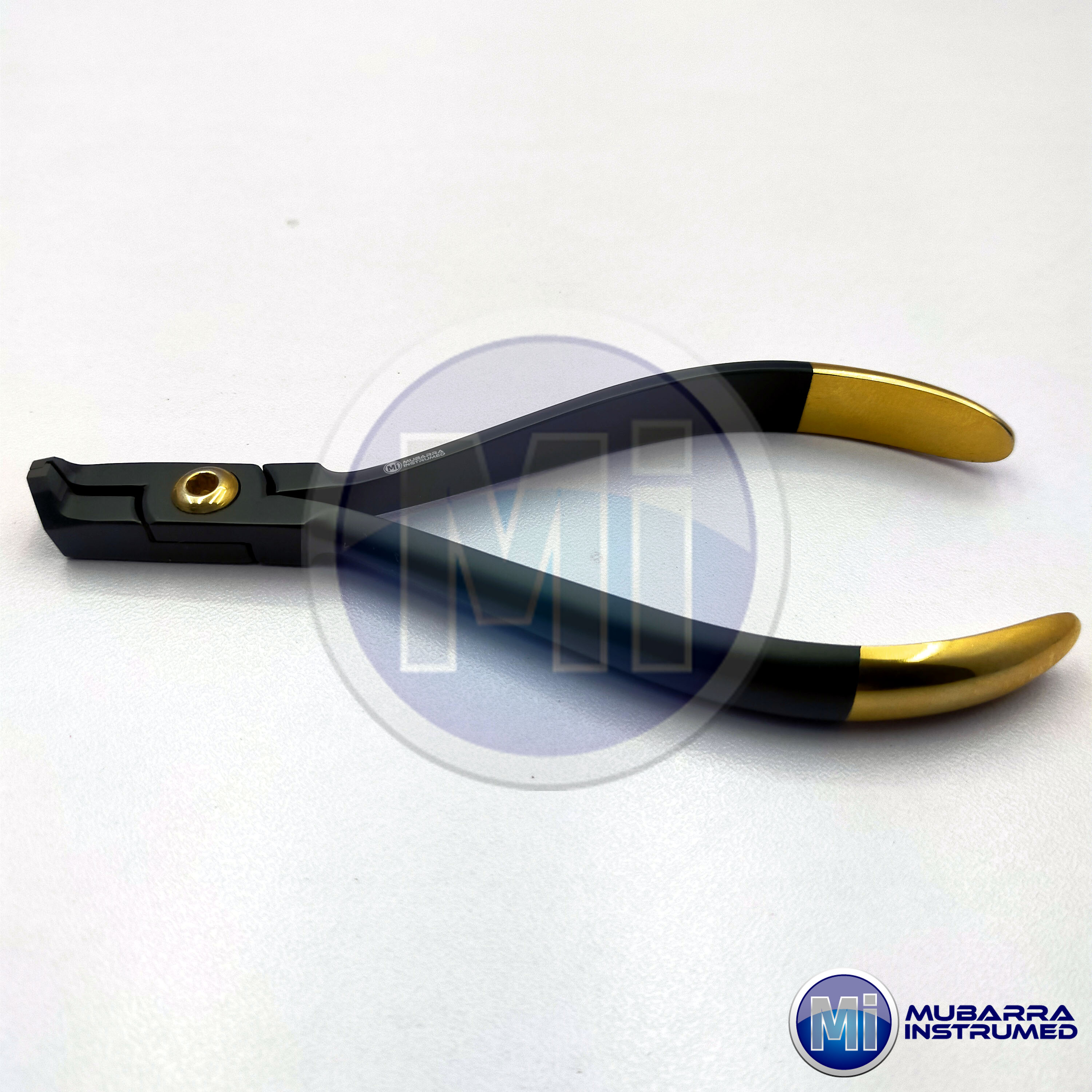 4pcs Distal End Ligature TC Wire Cutter Mathieu Needle Holder Weingart Orthodontic Black & Gold