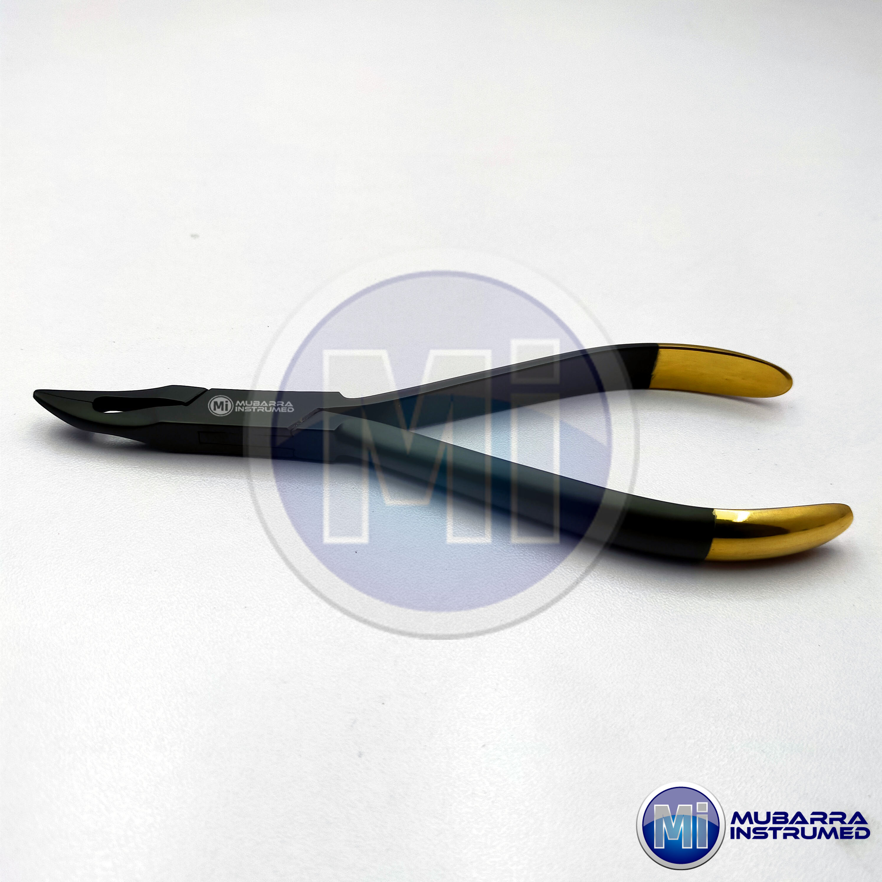 4pcs Distal End Ligature TC Wire Cutter Mathieu Needle Holder Weingart Orthodontic Black & Gold