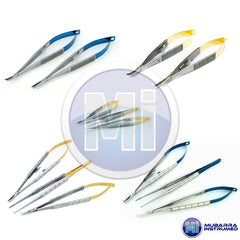 Dental Micro Surgery Castroviejo Set TC Needle Holder Scissor Forceps Surgical Instruments