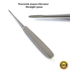 Dental Warwick James Surgical Tooth Extraction Loosening Elevators Set Of 3 CE