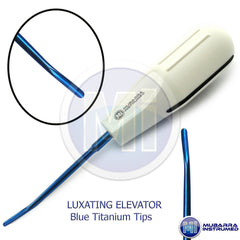 8pcs Dental Root Elevators Luxator Set Blue Oral Surgery Tooth Extraction loosening