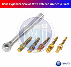 5pcs Dental Implant Bone Expander Screws With Ratchet Wrench