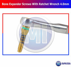 5pcs Dental Implant Bone Expander Screws With Ratchet Wrench