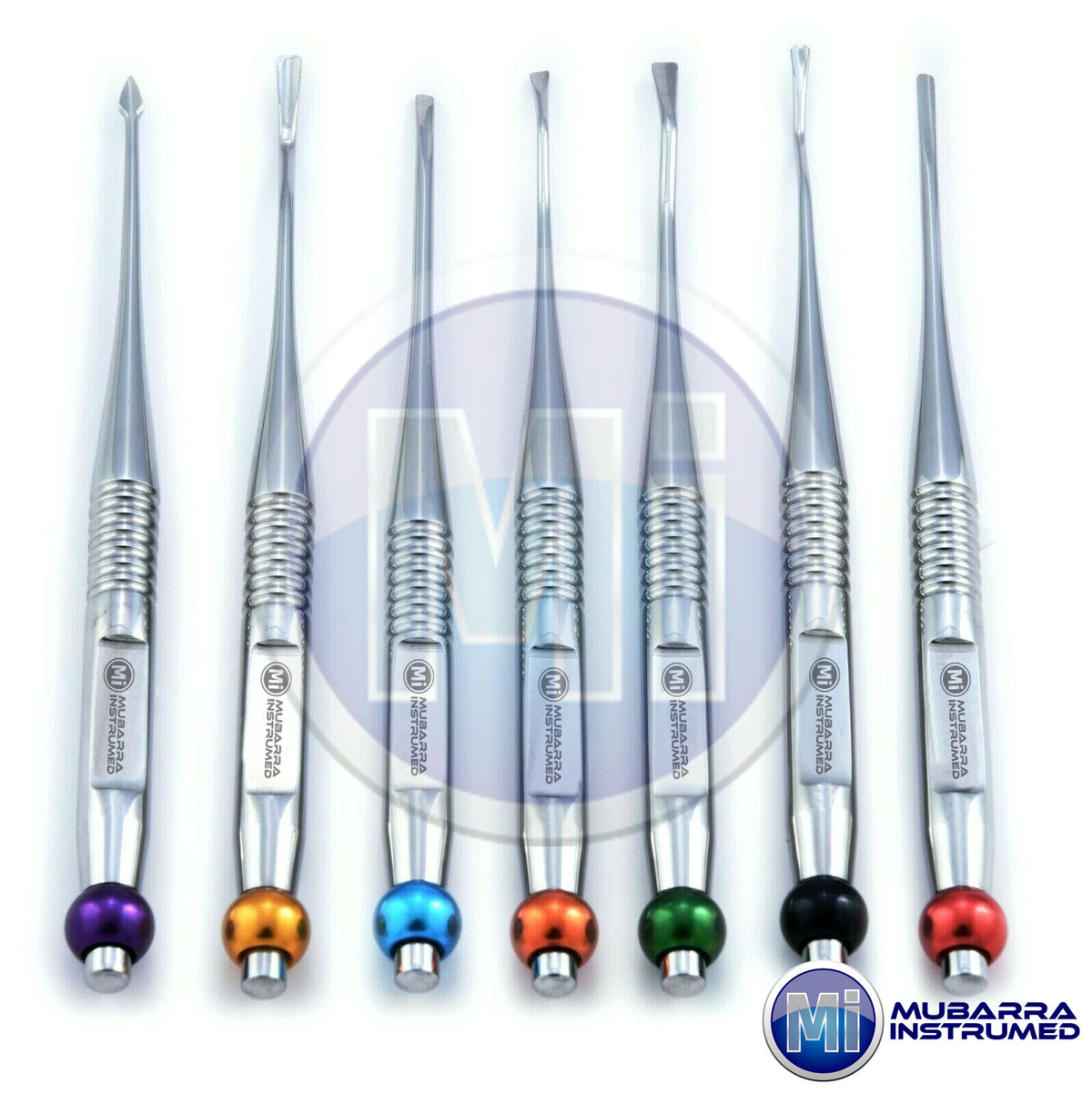 7pcs Dental PDL Root Elevators Luxating Set Oral Surgery Tooth Extraction loosening