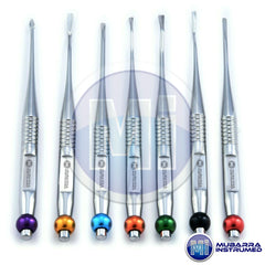 7pcs Dental PDL Root Elevators Luxating Set Oral Surgery Tooth Extraction loosening