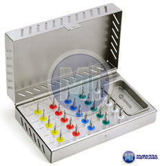 25pcs Dental Implant Conical Drills Big Box Surgical Surgery Kit With Stoppers CE