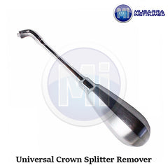 1pc of Dental Crown Splitter Remover Offset Elevator Full Metal Body Tool